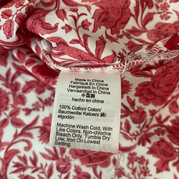 SOLD!!!! J. Crew Cropped garçon shirt in Liberty® Sambourne fabric Size 12 - Picture 8 of 9